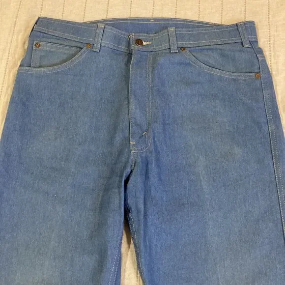 Vtg Levis For Men Size 36 30 Blue Denim WPL 423 Orange Tab Made In USAskosh